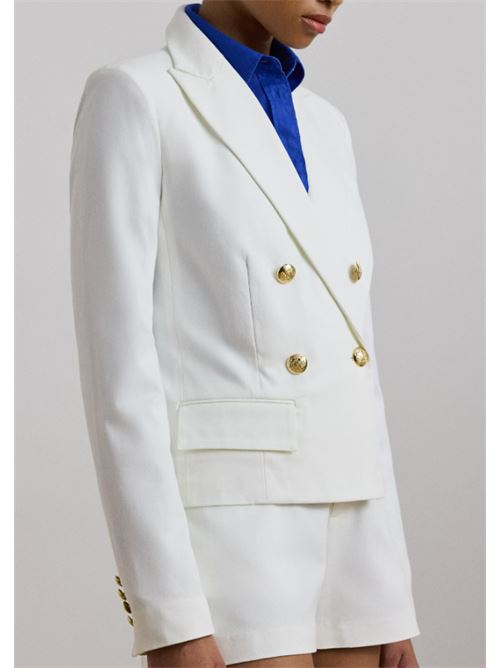 CANVAS BLAZER LAUREN RALPH LAUREN | 200957205001100 WHITE